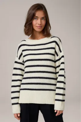 Knitted Sweater with Stripes