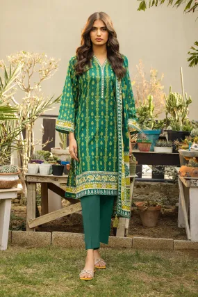 Komal Prints by Lakhany Unstitched Printed Lawn 3Pc Suit LG-IZ-0103-B