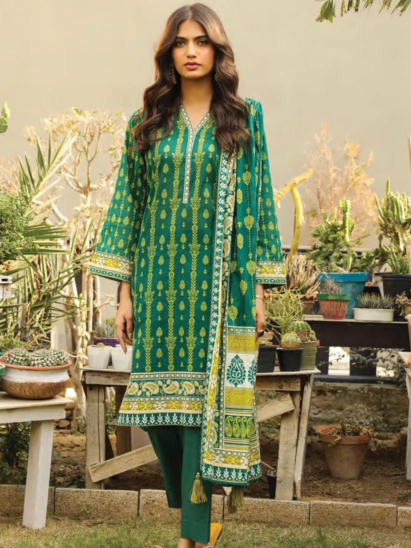 Komal Prints by Lakhany Unstitched Printed Lawn 3Pc Suit LG-IZ-0103-B