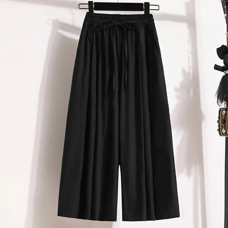 Korean Fashion Calf-Length Pants For Women