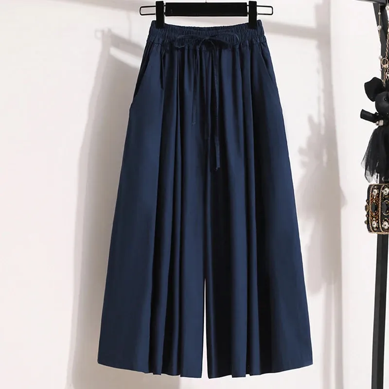 Korean Fashion Calf-Length Pants For Women