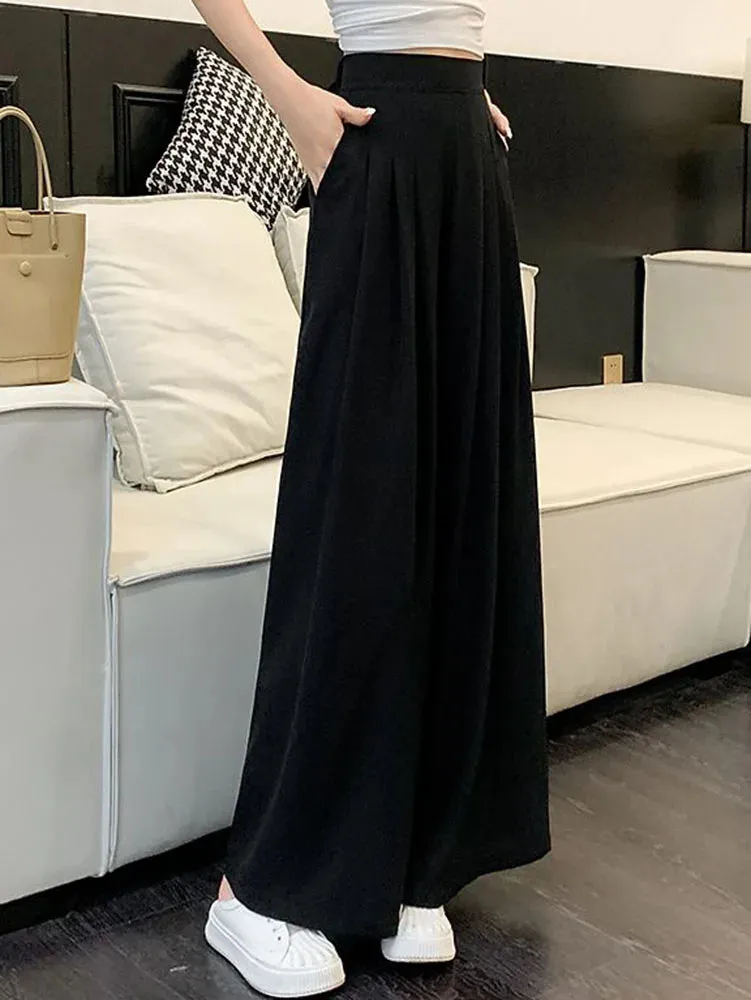 Korean Fashion Spodnie Oversized Elegant Sweatpants