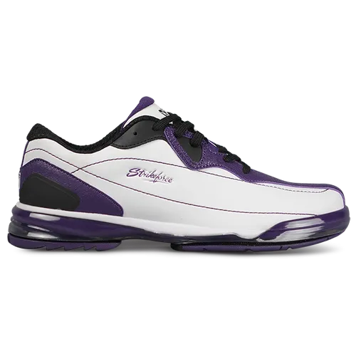 KR Strikeforce Dream White/Purple Right Hand High Performance Women's Bowling Shoe Wide