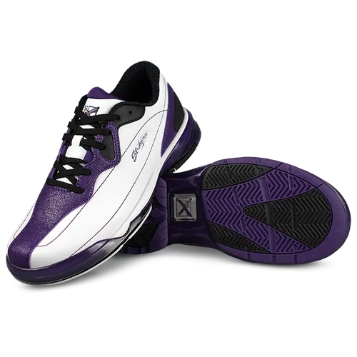 KR Strikeforce Dream White/Purple Right Hand High Performance Women's Bowling Shoe Wide