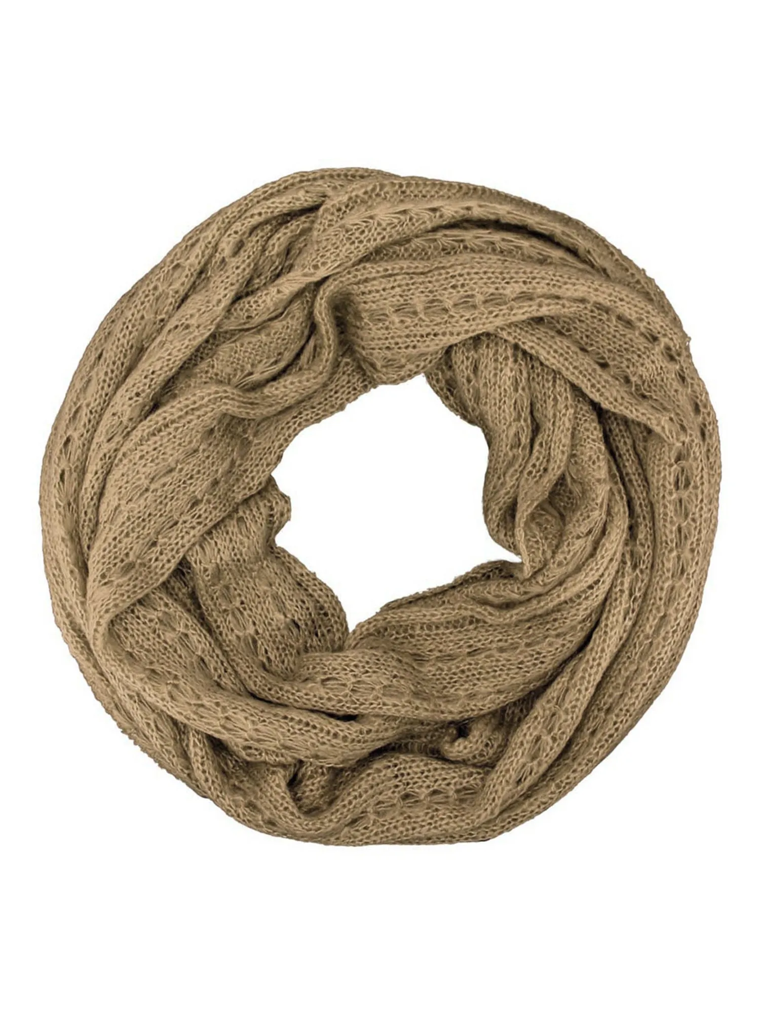 Lacey Knit Infinity Scarf