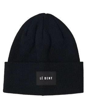 Le Bent The Staple Mid Profile Beanie - Black