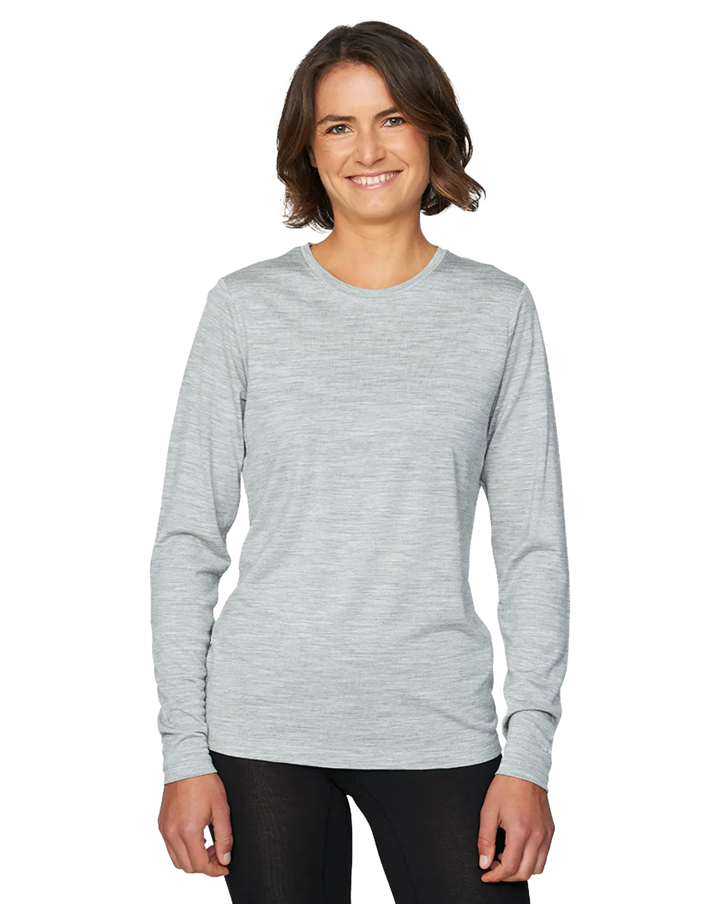 Le Bent Women's Ultralight Long Sleeve Tee - Heather Grey