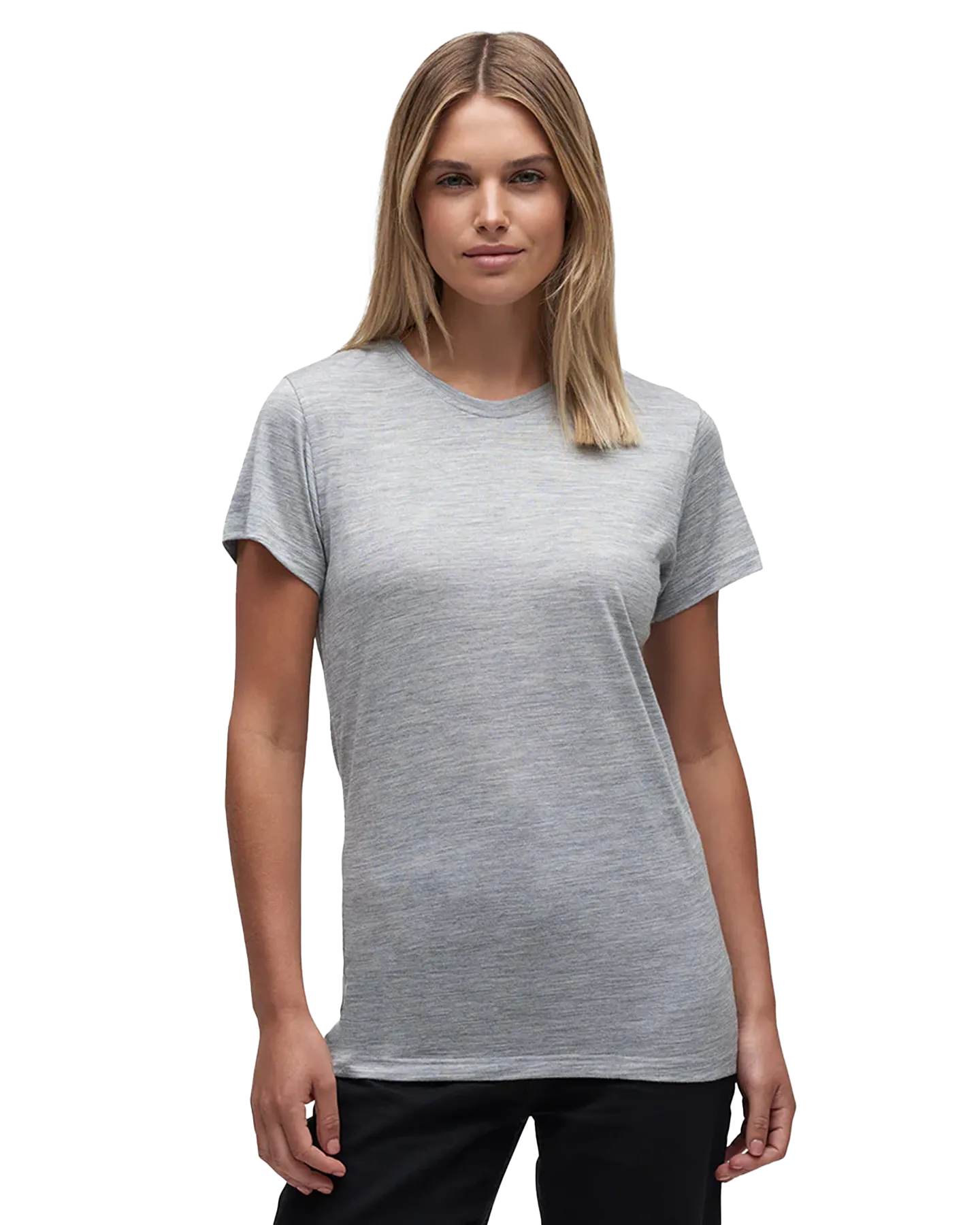 Le Bent Women's Ultralight Short Sleeve Tee - Heather Grey