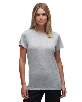 Le Bent Women's Ultralight Short Sleeve Tee - Heather Grey