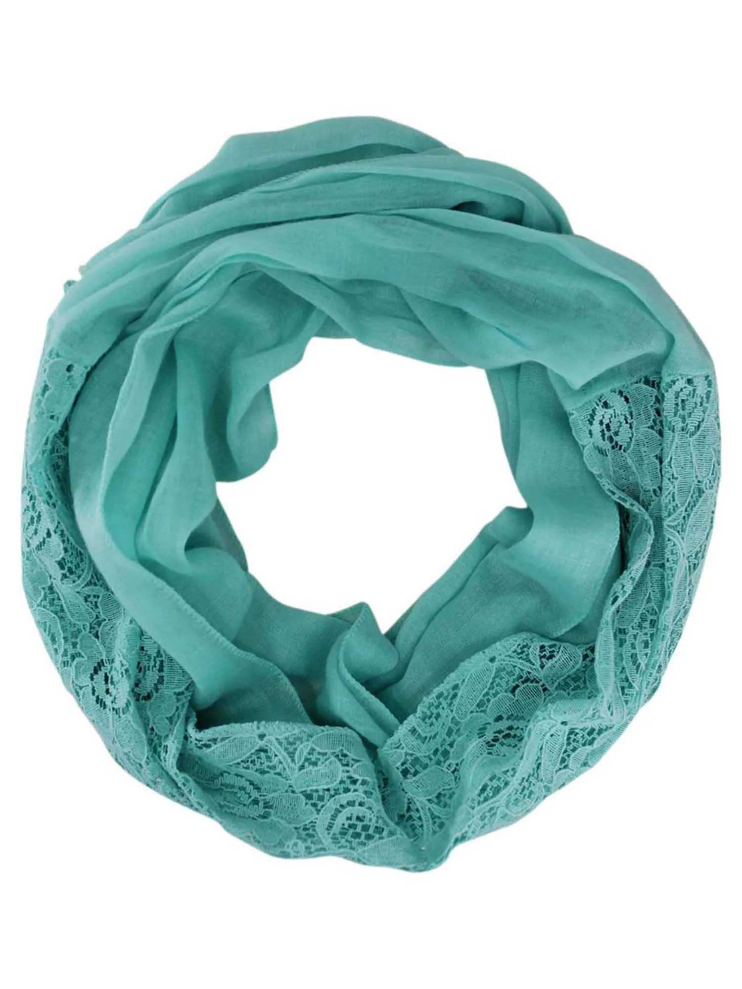 Lightweight Lace Circle Scarf