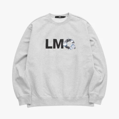 LMC  |Unisex Street Style Long Sleeves Logo Sweatshirts