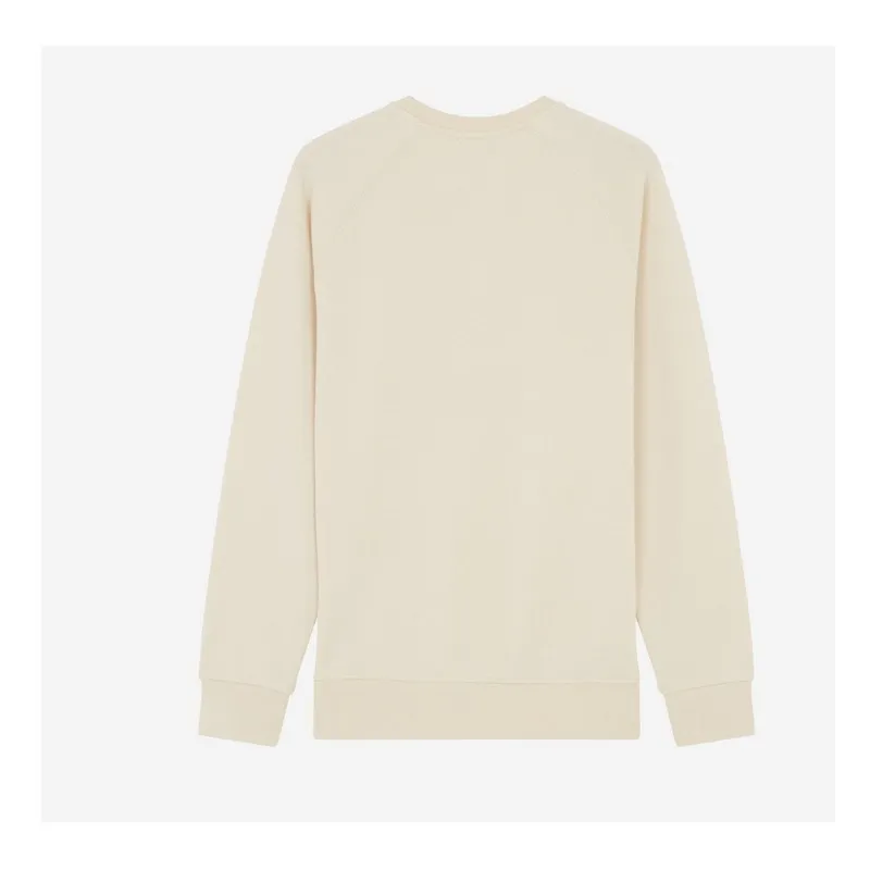 MAISON KITSUNE  |Crew Neck Rib Long Sleeves Plain Cotton Logo