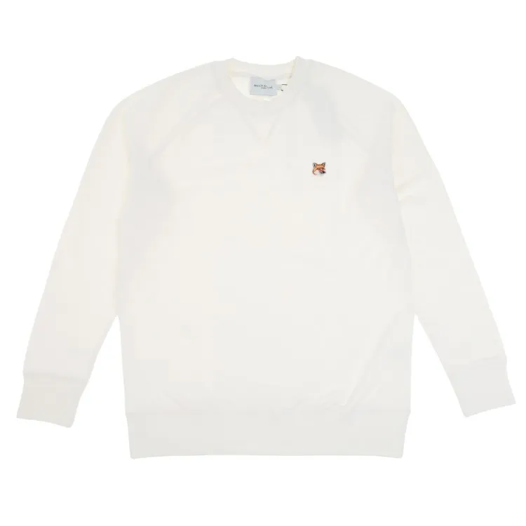 MAISON KITSUNE  |Long Sleeves Plain Logo Designers Sweatshirts