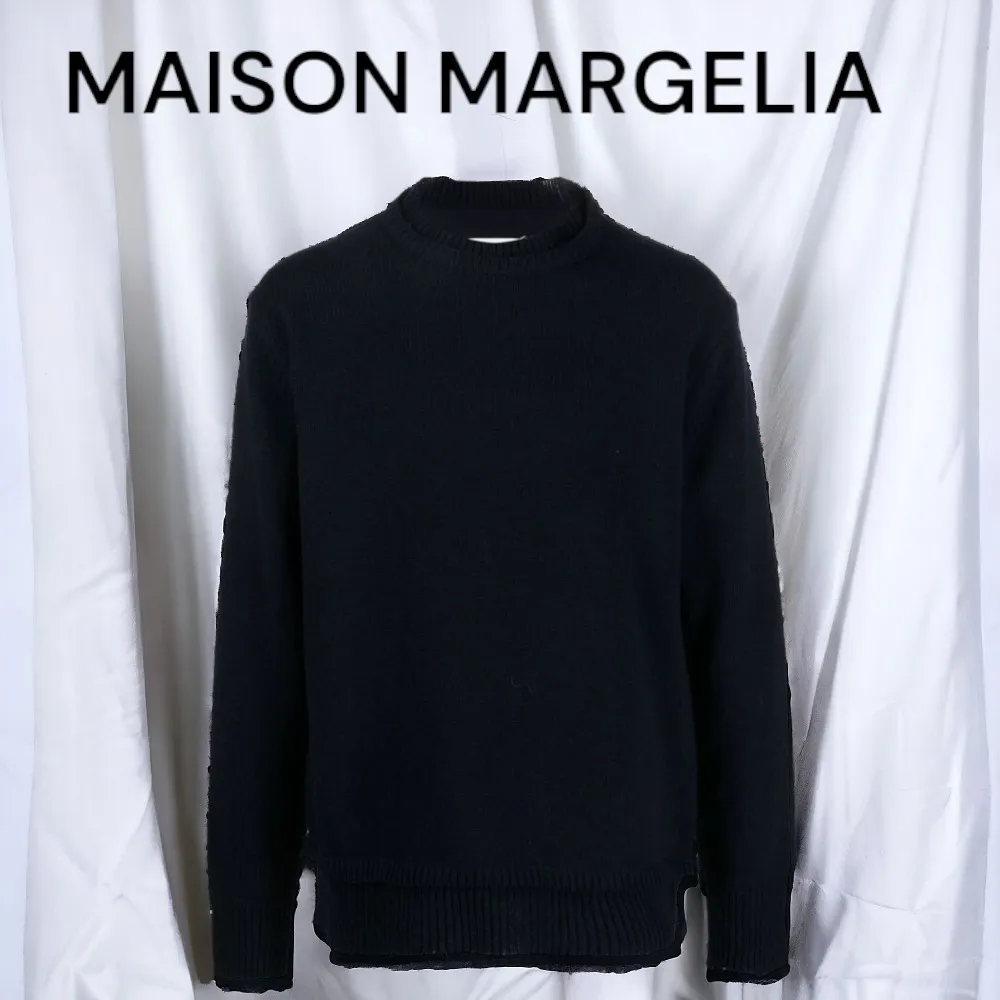 Maison Margiela  |Long Sleeves Plain Logo V-neck & Crew neck