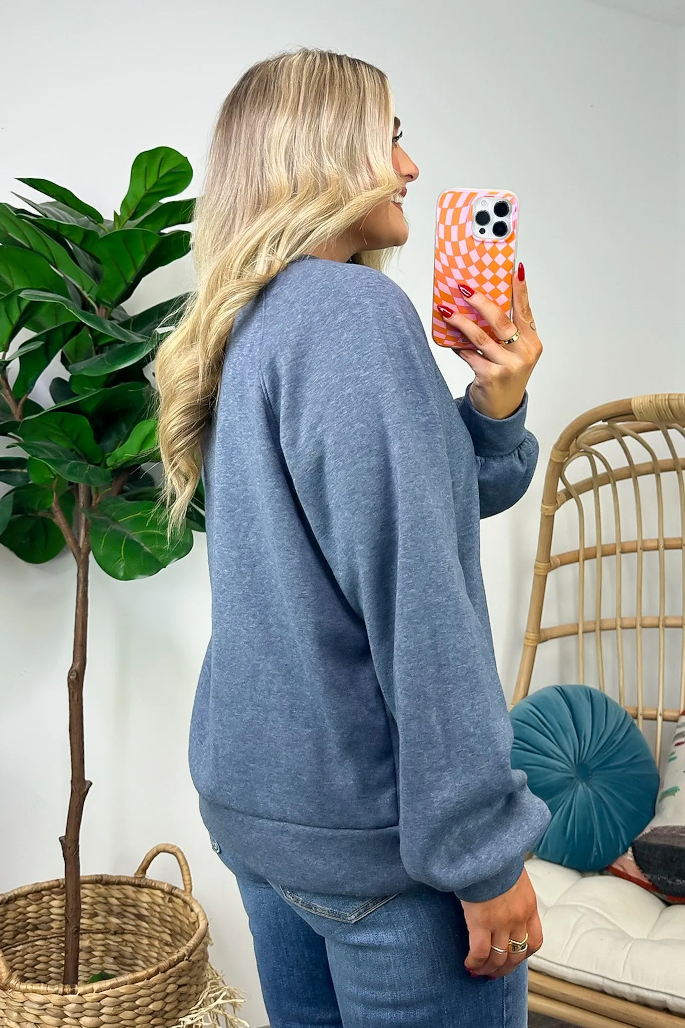 Maryana Long Sleeve Relaxed Sweatshirt - FINAL SALE