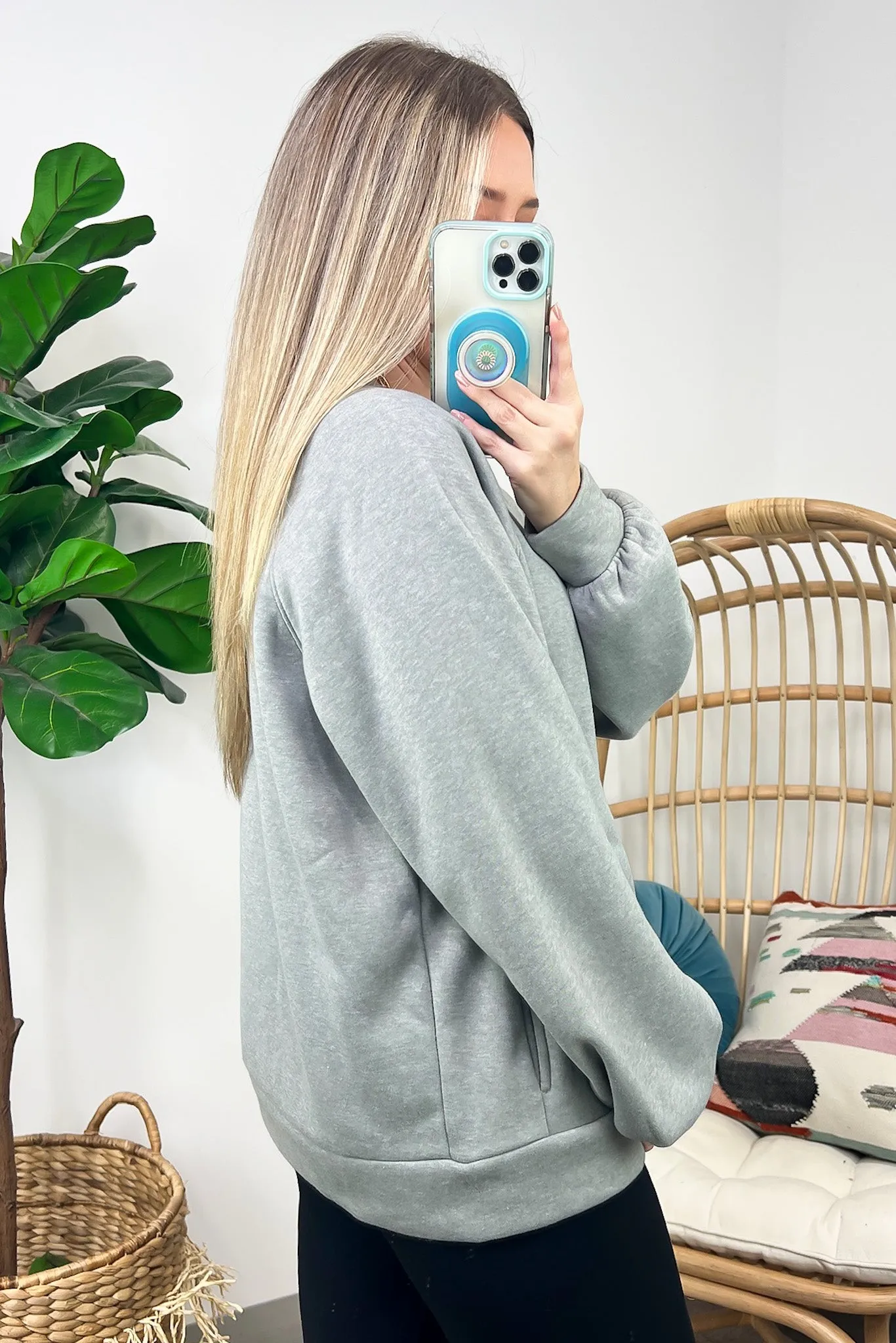 Maryana Long Sleeve Relaxed Sweatshirt - FINAL SALE