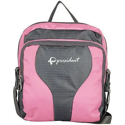 MB 03 Pink Messenger Bag by President Bags