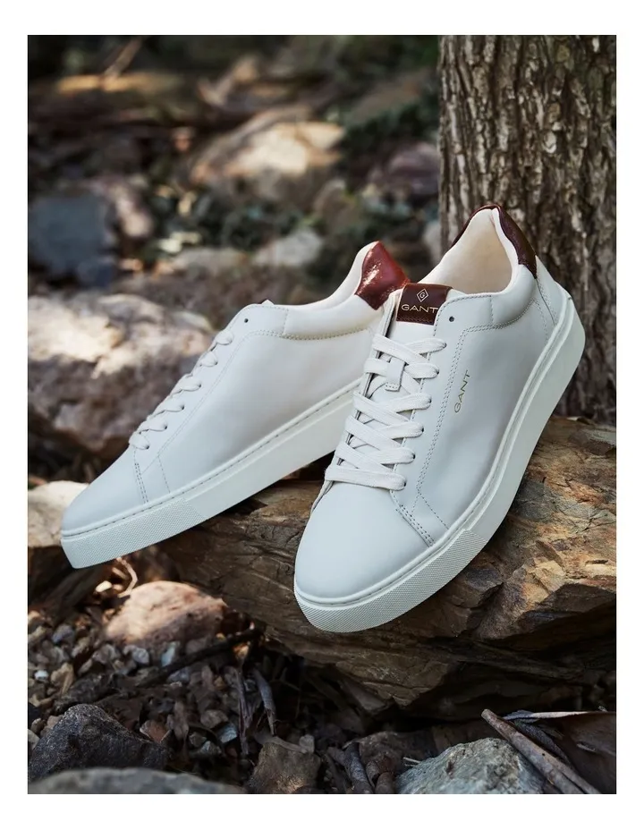 Mc Julien Leather Sneaker in Beige