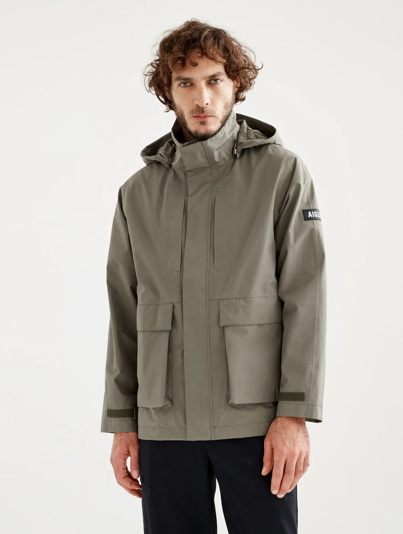 Mens Gore-Tex® short parka detach hood