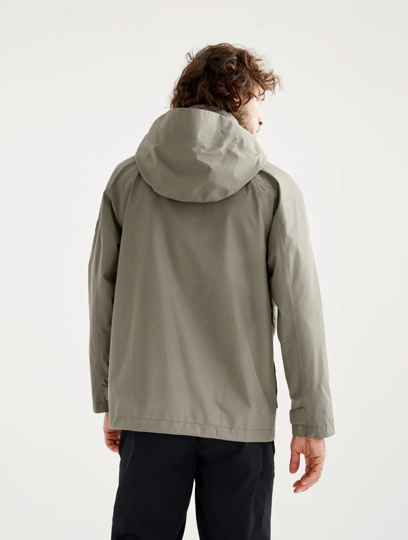 Mens Gore-Tex® short parka detach hood