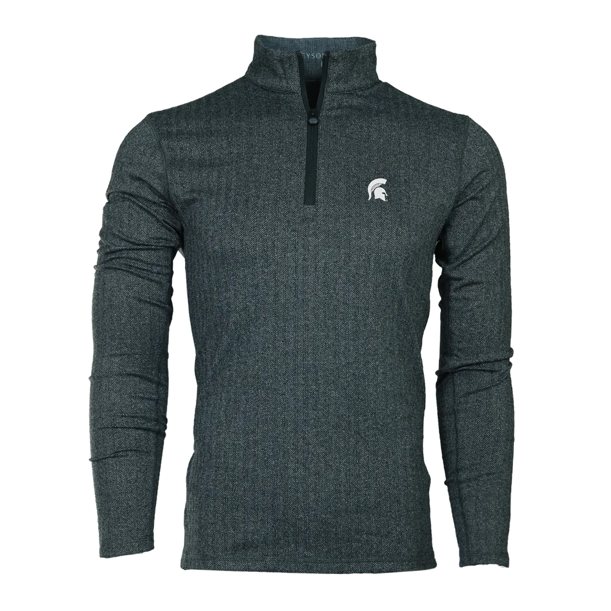 Michigan State Spartan Herringbone Tate Quarter-Zip