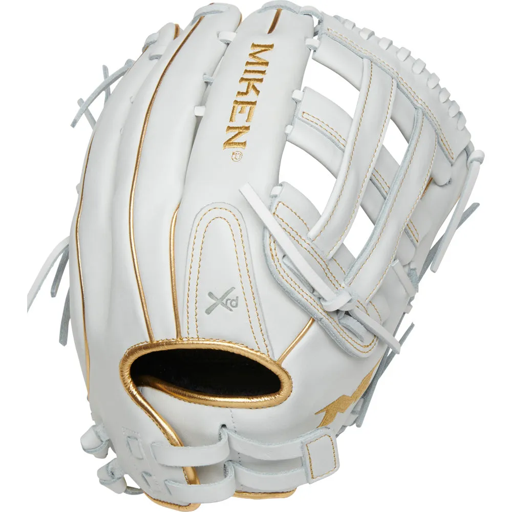 Miken Gold Limited Edition 13.5 Slowpitch Glove: PRO135-WG