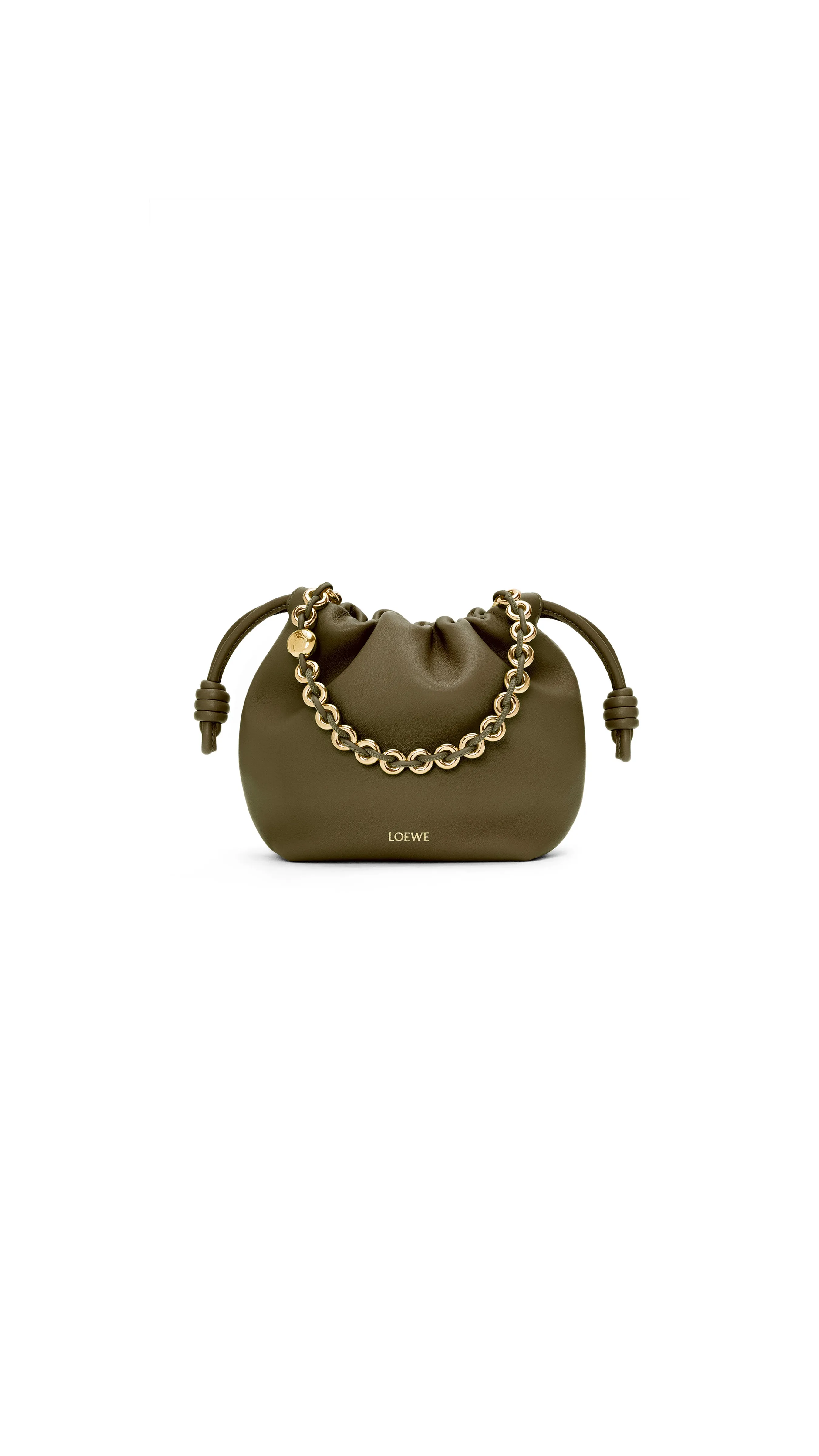 Mini Flamenco Purse  - Dark Khaki Green