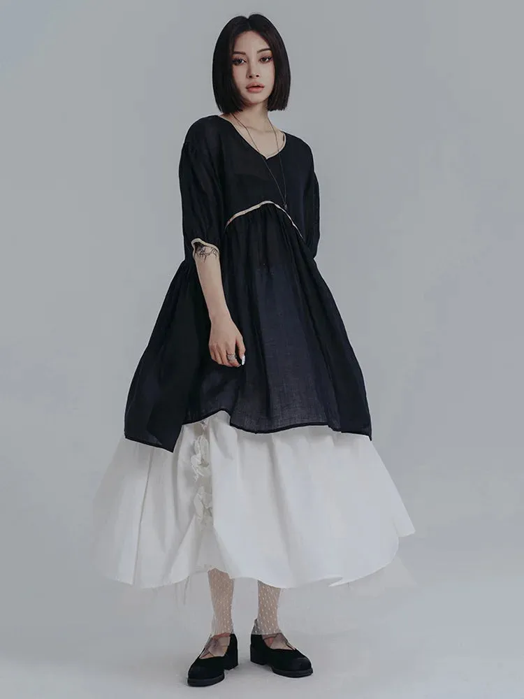 Misato Puff Sleeve Dress