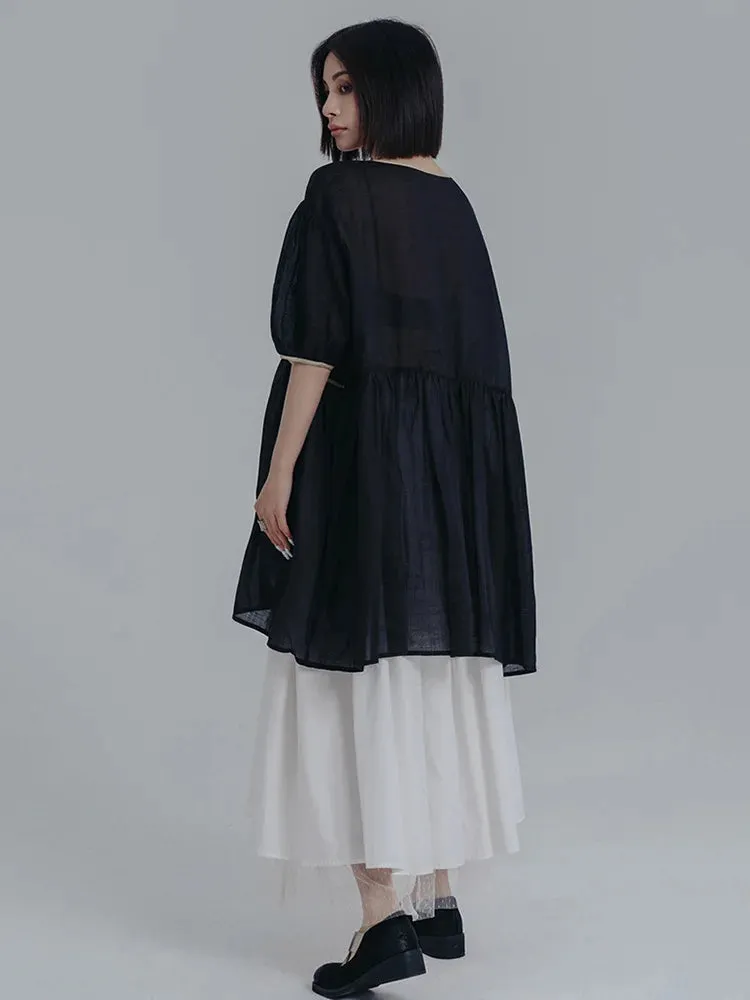 Misato Puff Sleeve Dress