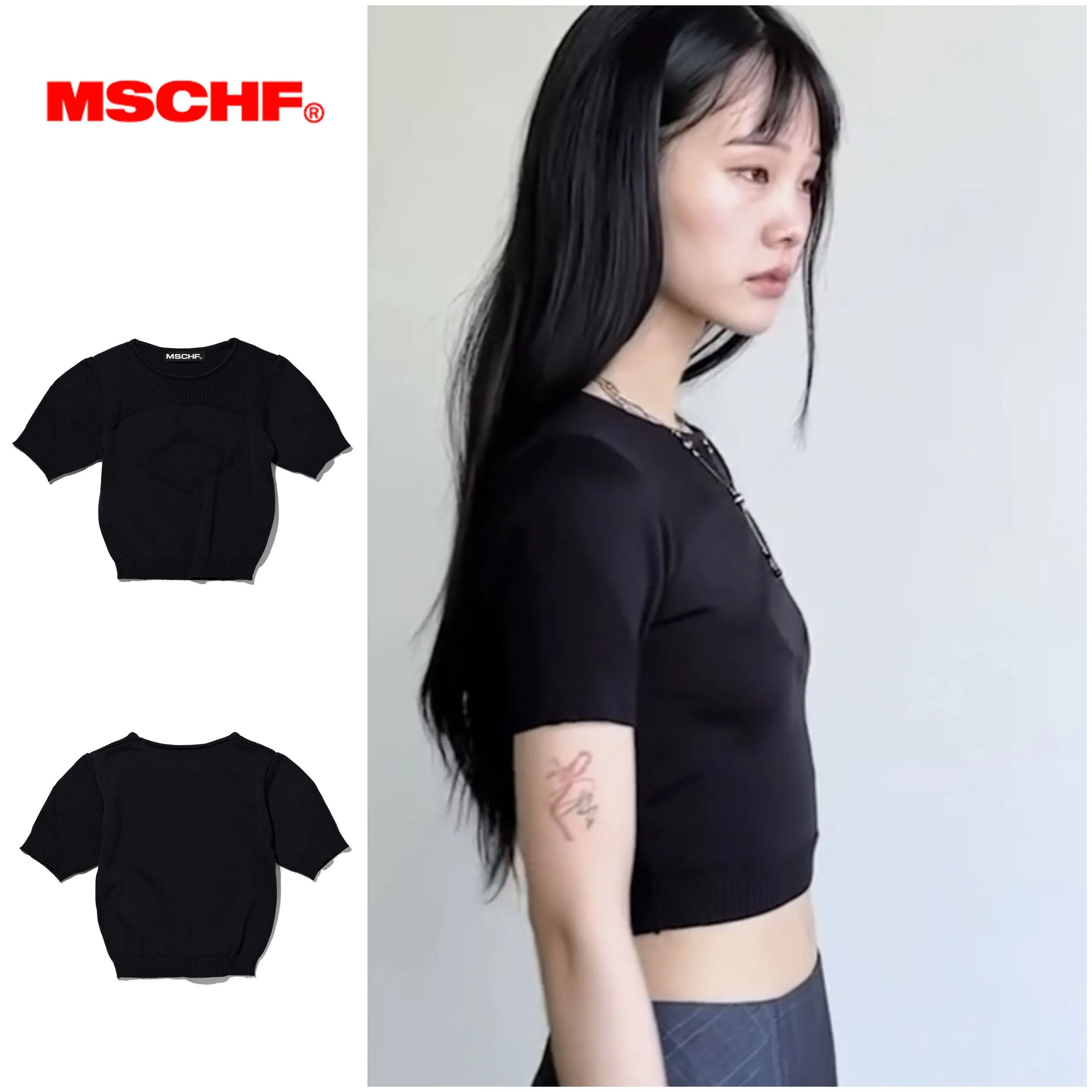 MISCHIEF  |Unisex Street Style Long Sleeves Logo Skater Style