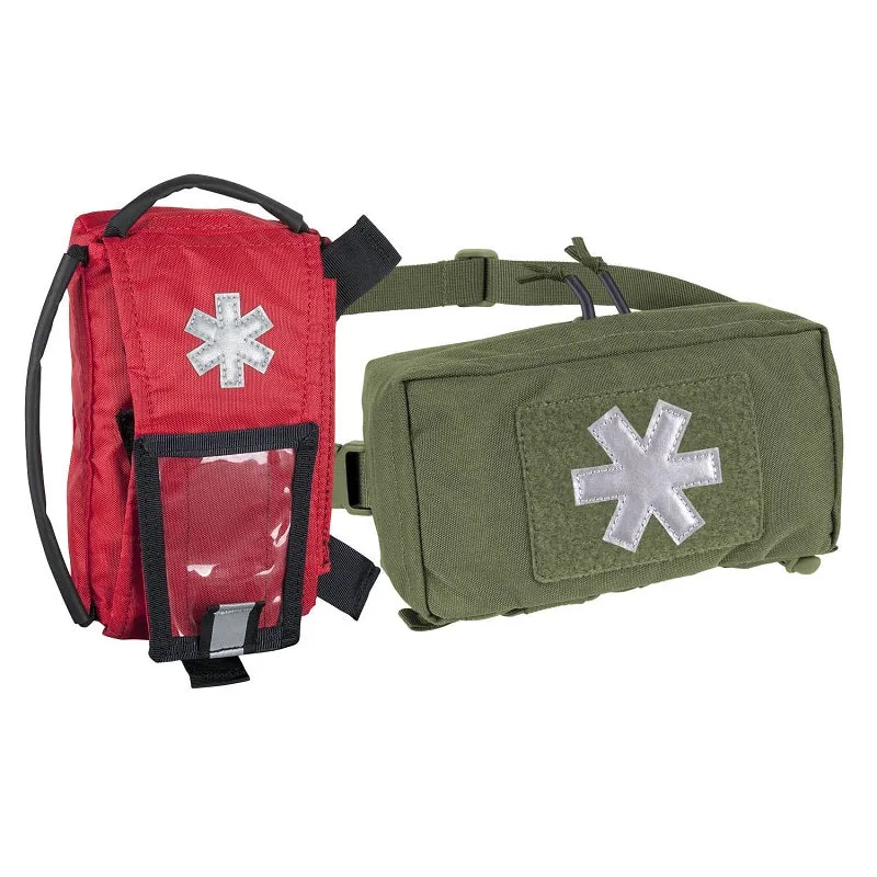 MODULAR INDIVIDUAL MED KIT POUCH - CORDURA - OLIVE GREEN