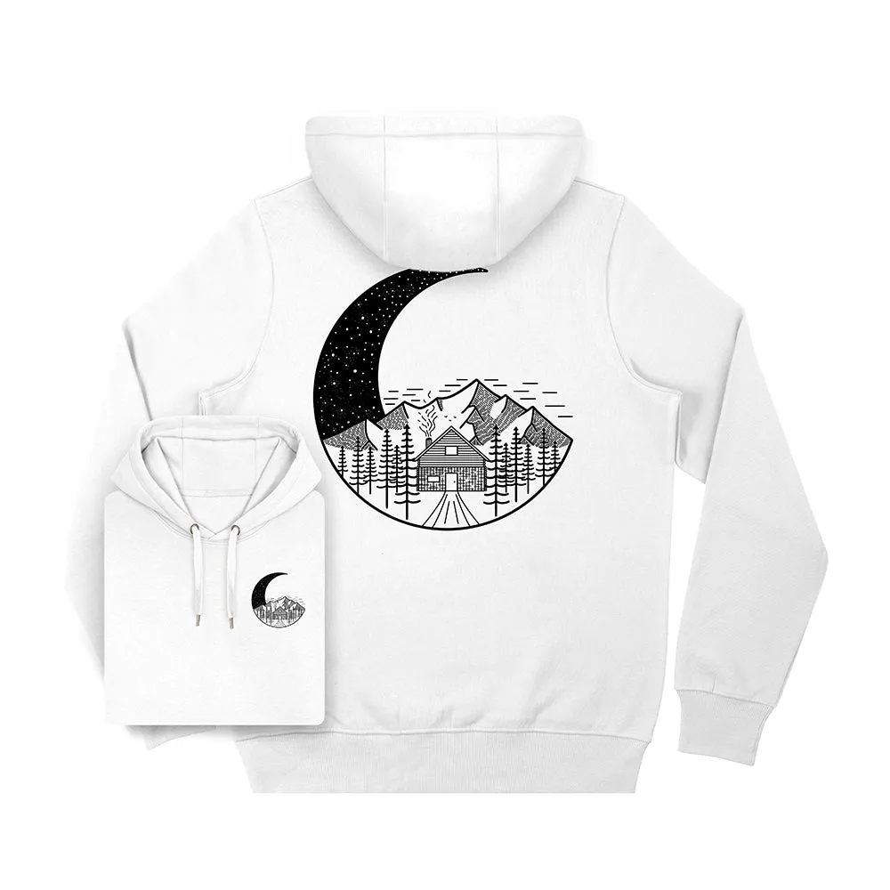 Moon Scene Hoodie / Back Print