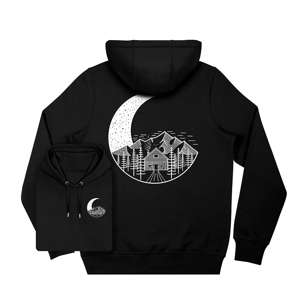 Moon Scene Hoodie / Back Print