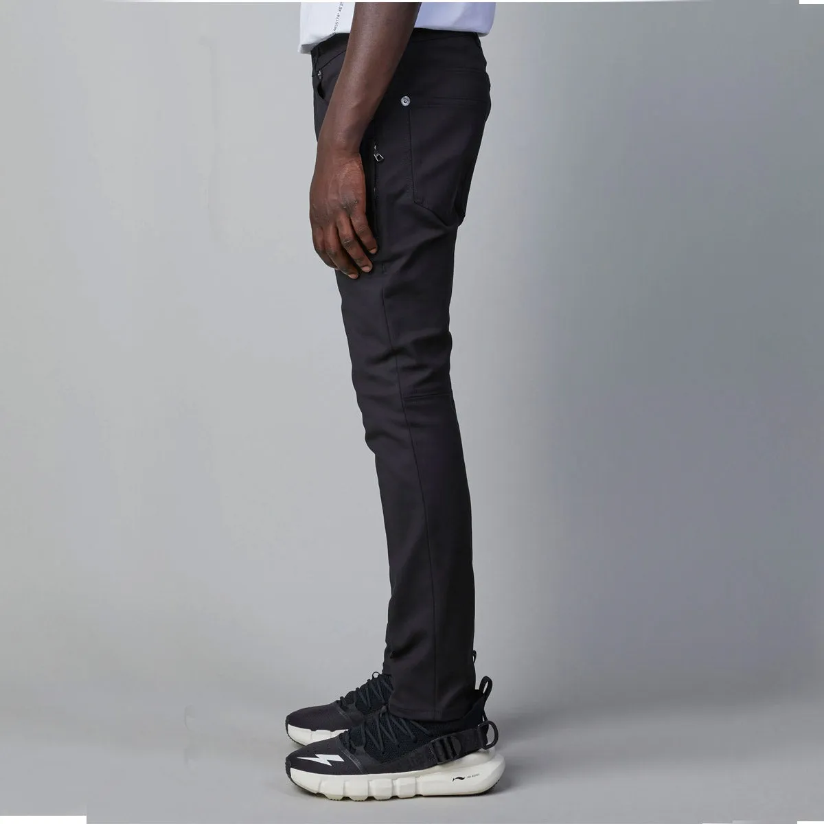 Neil Barrett - Soft Stretch Cotton Super Skinny Jeans in Black