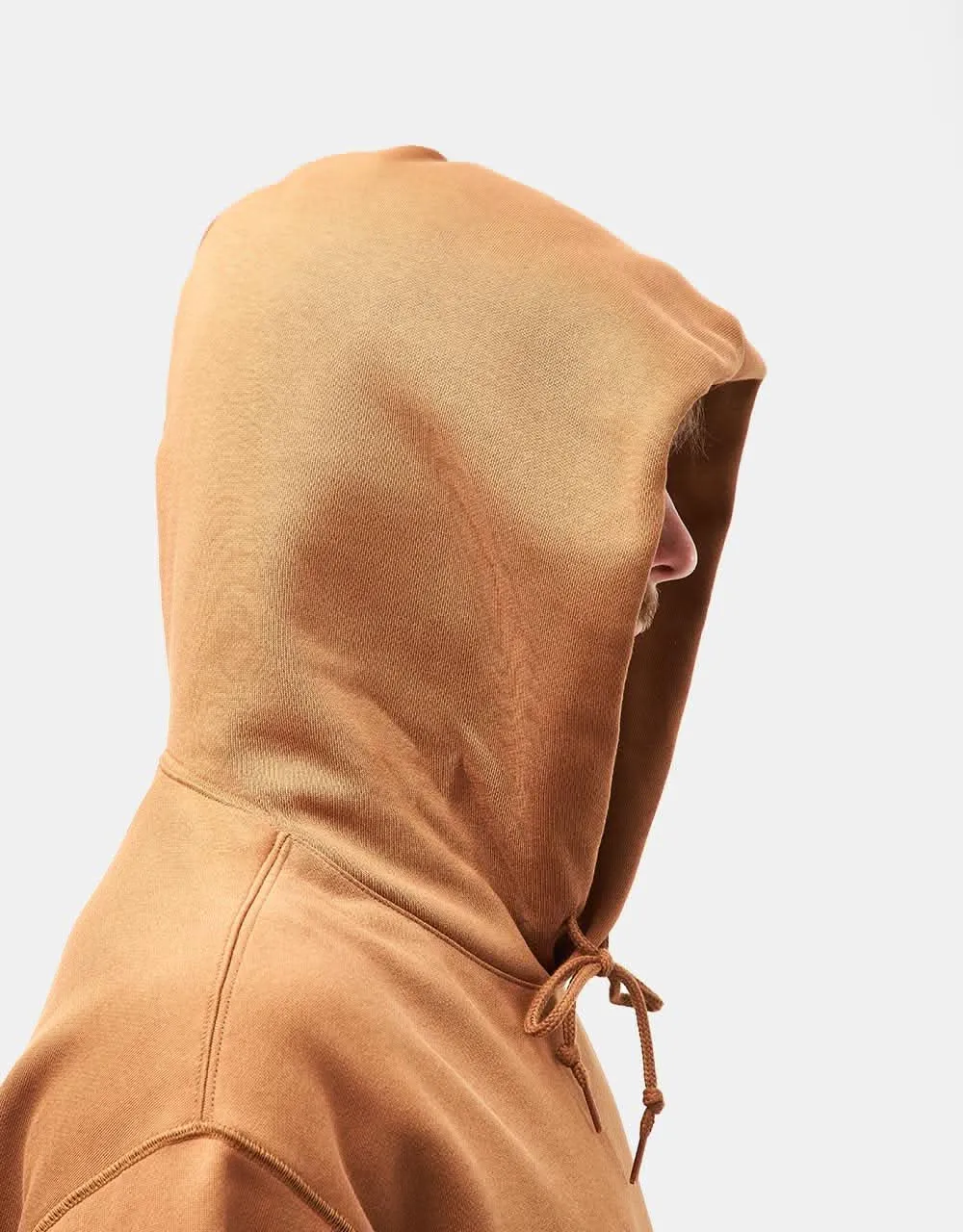 Nike SB N Swoosh Pullover Hoodie - Light British Tan/White