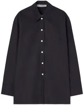 Noir Open Black Shirt