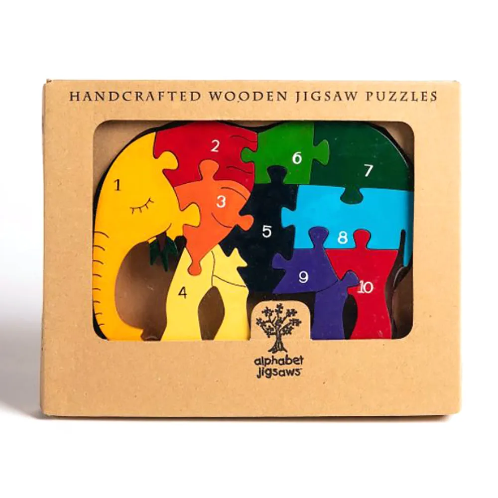 Number Elephant Jigsaw Puzzle