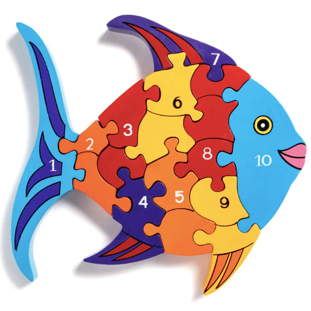 Number Fish Jigsaw Puzzle