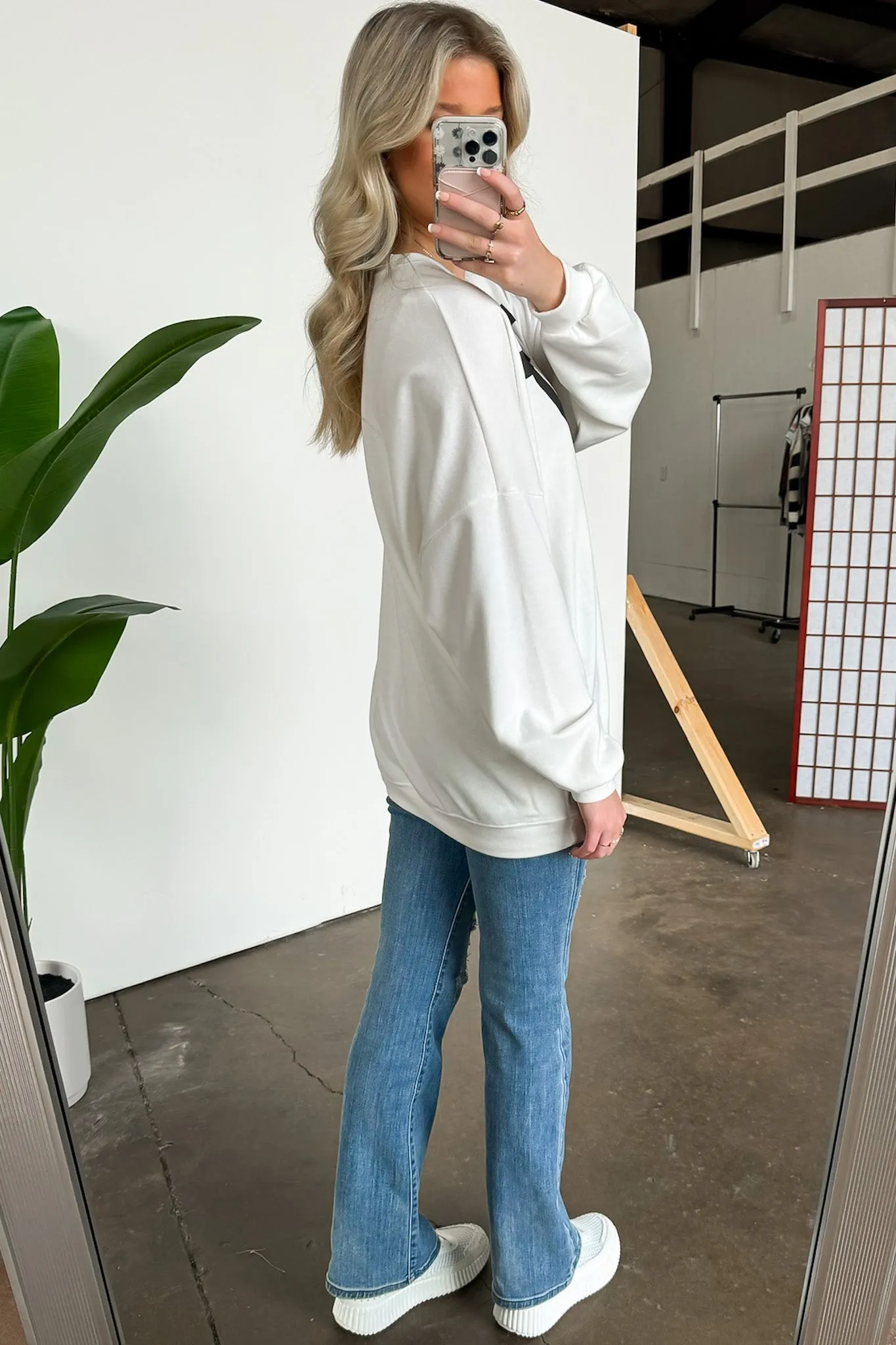 NY Oversized Graphic Sweatshirt - FINAL SALE