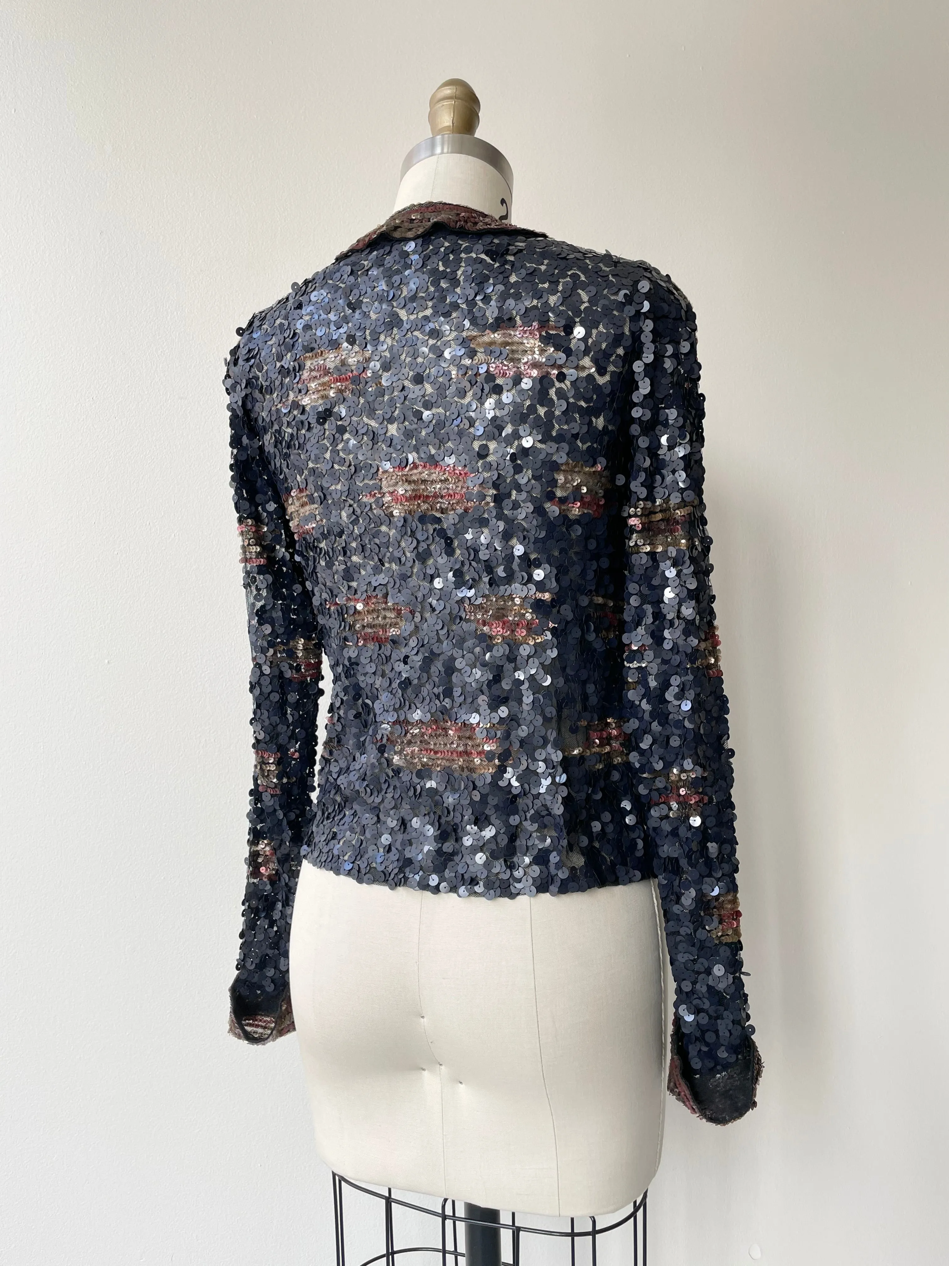 Odeon 1930s Sequin Blouse