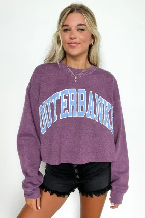 Outer Banks Graphic Cropped Sweatshirt