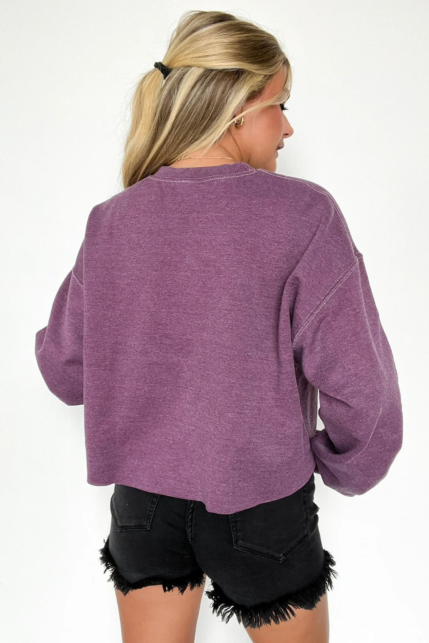 Outer Banks Graphic Cropped Sweatshirt