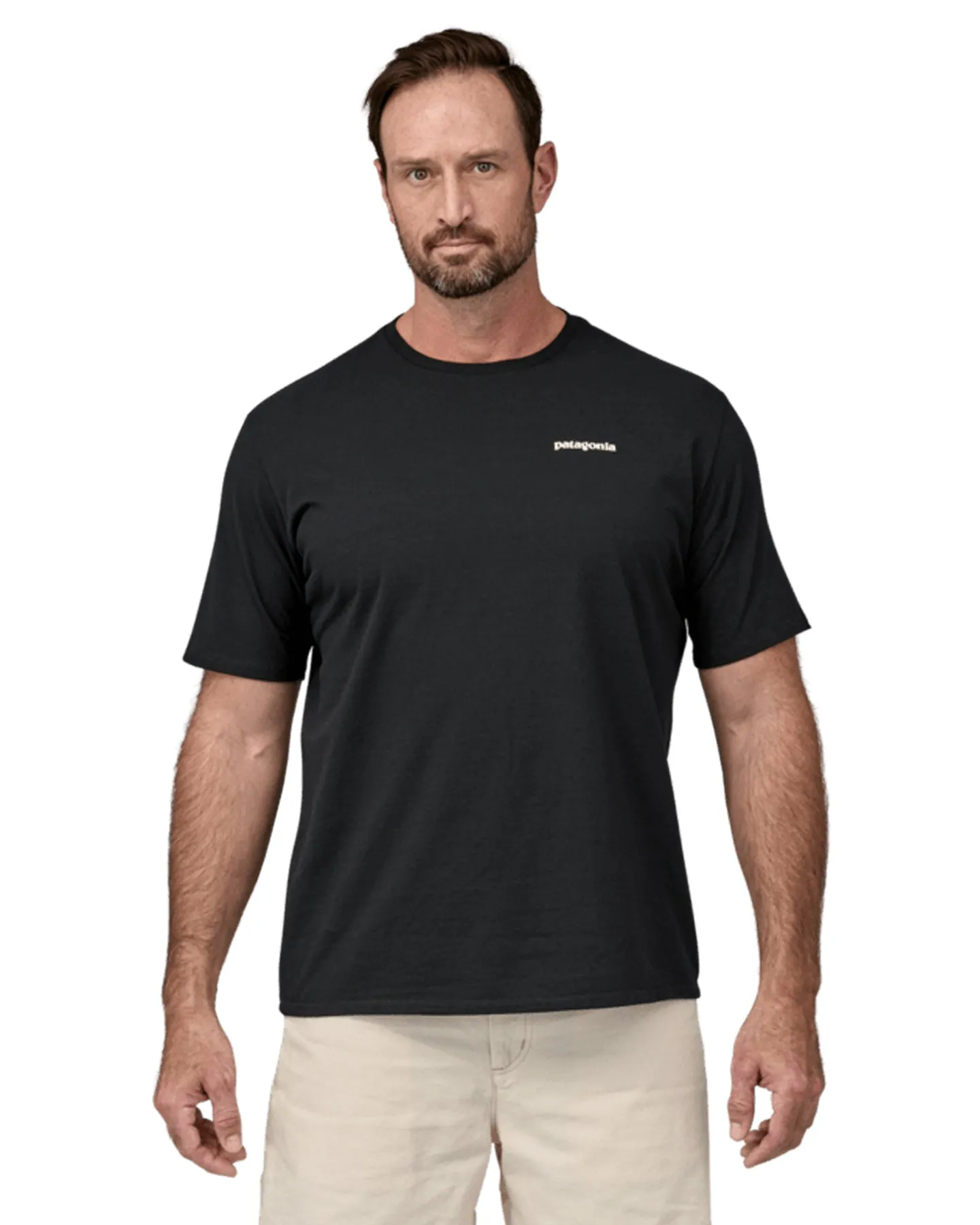 Patagonia P-6 Logo Responsibili-Tee - Black