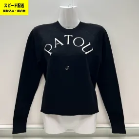 PATOU  |Long Sleeves Logo V-neck & Crew neck