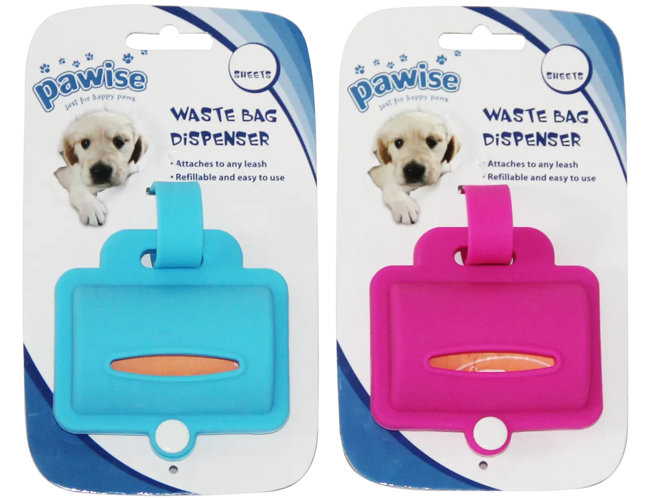 Pawise Waste Bag Dispenser Silicone (incl. 20 bags)