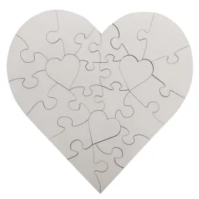 Personalised Photo Heart Wooden Jigsaw