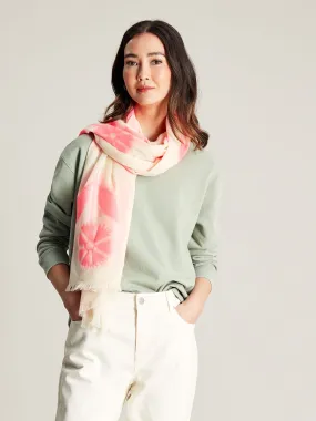 Pink Jacquard Scarf