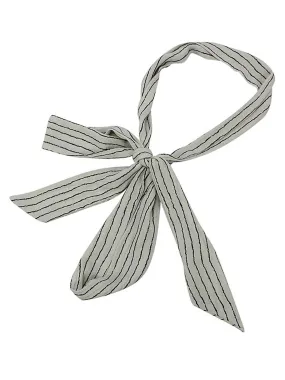 Pinstripe Skinny Neck Scarf