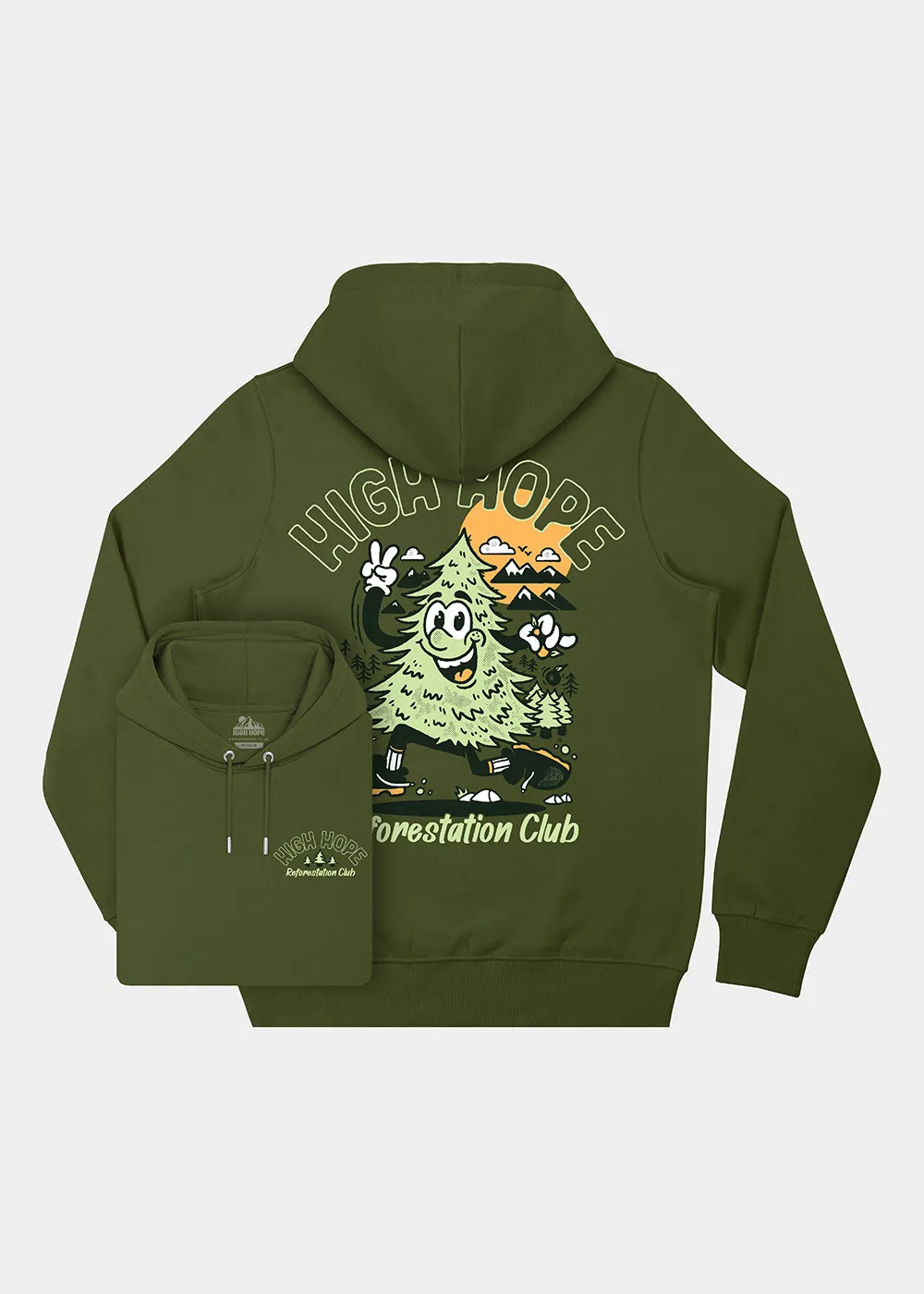 Reforestation Club Hoodie / Back Print