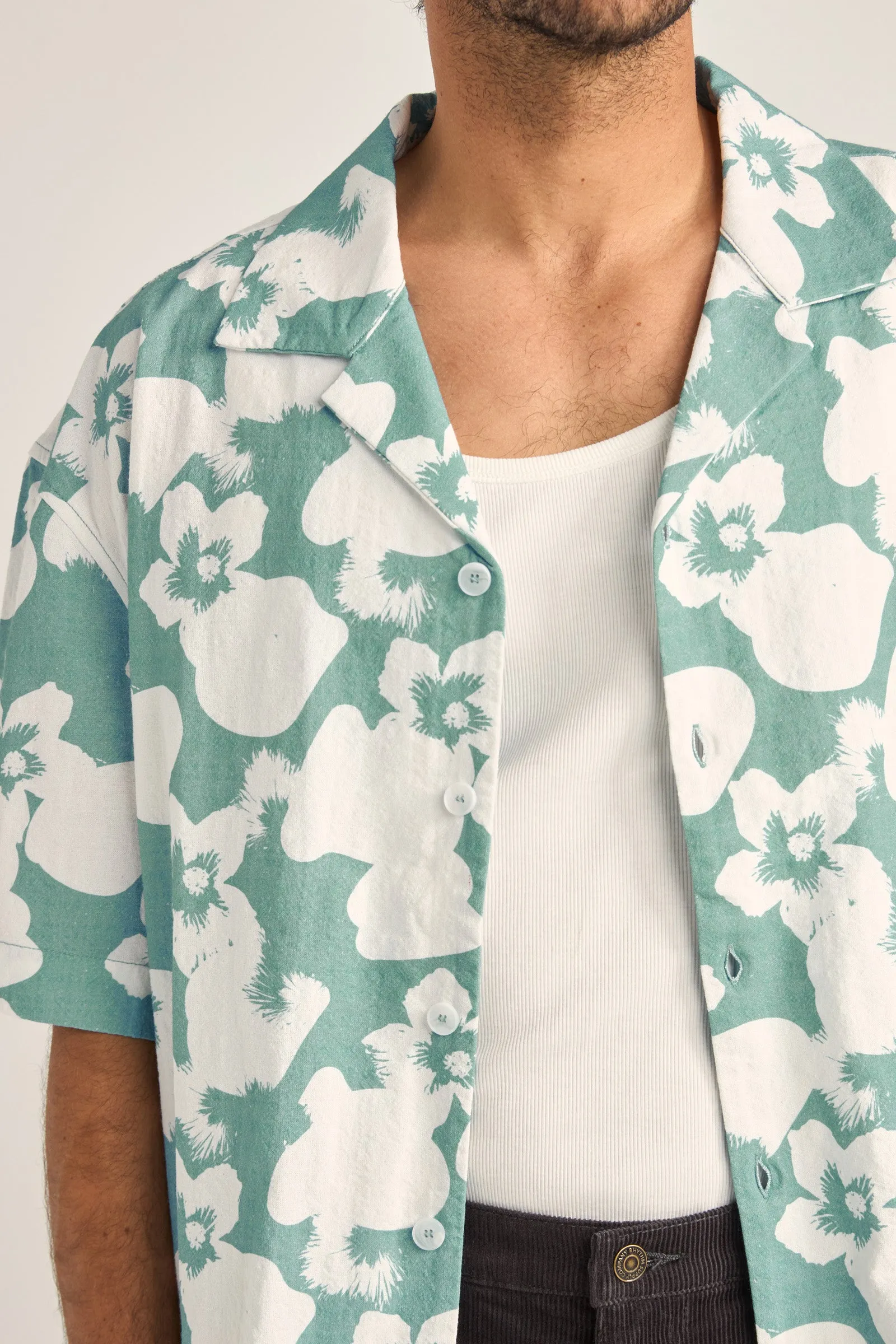 Relaxed Floral Camo Ss Shirt Camo